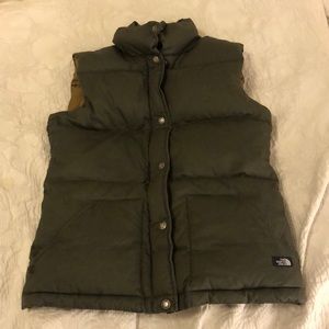 The north face puffy vest